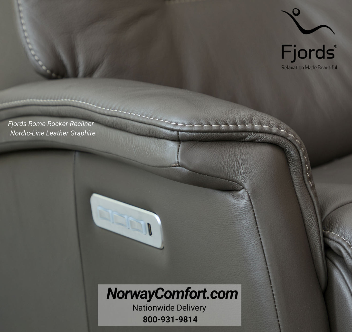 Fjords-Rome-recliner-graphite