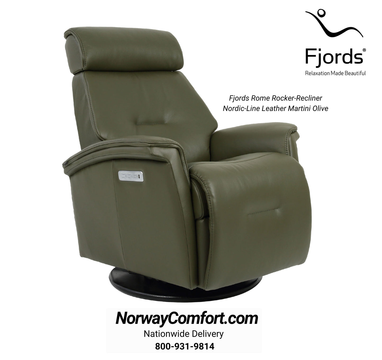 Fjords-Rome-recliner-martini-olive