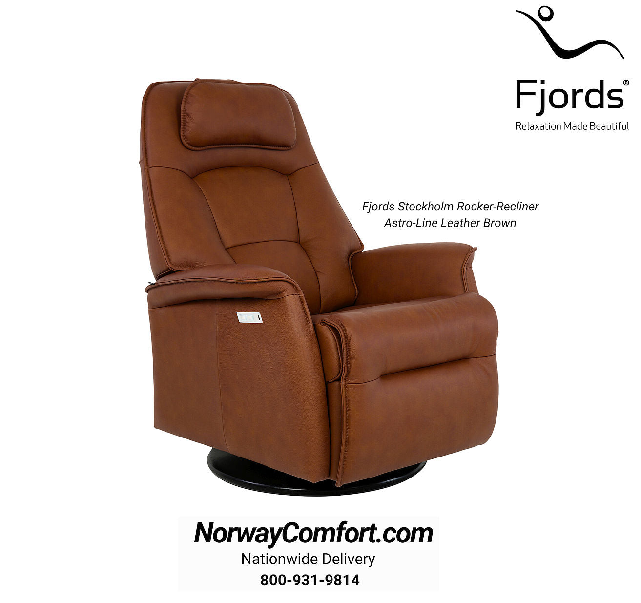 Fjords-Stockholm-recliner-brown
