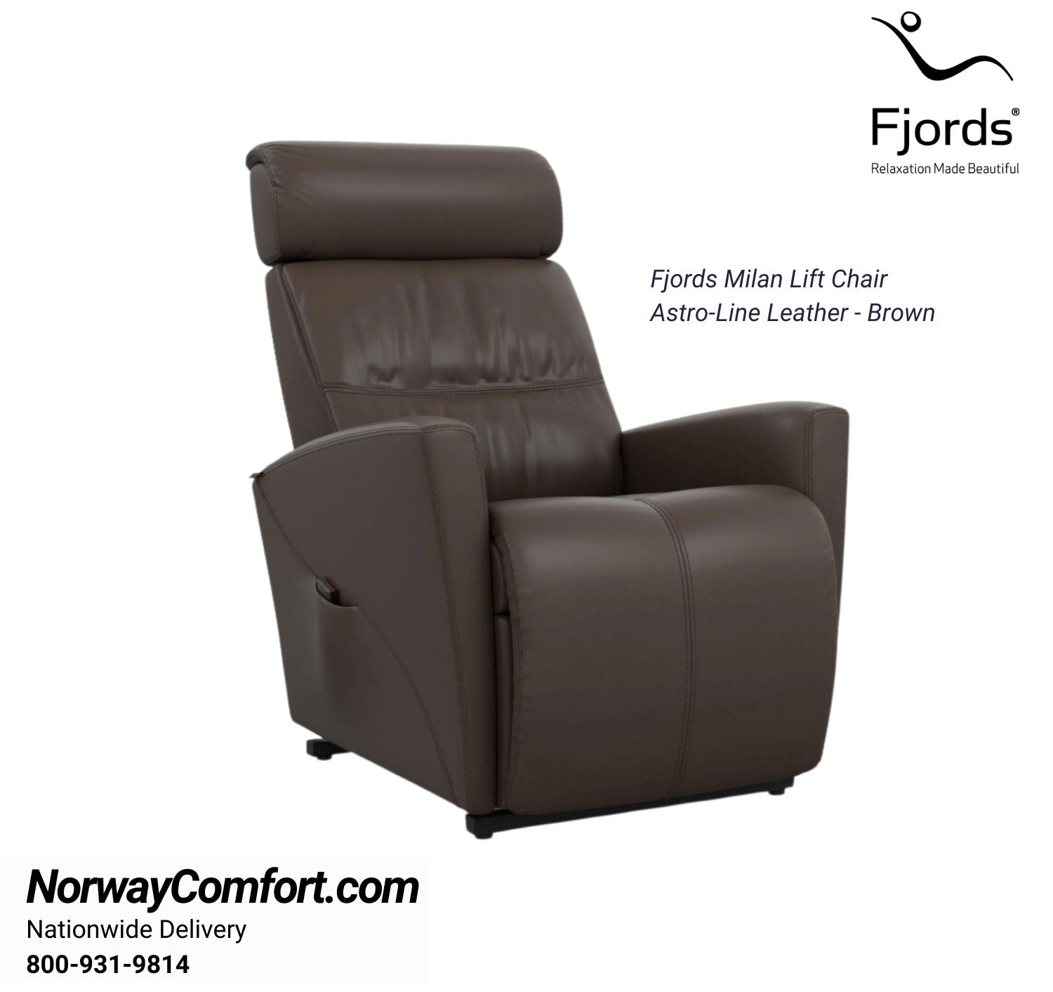 Fjords-lift-chair-Milan-astro-line-brown