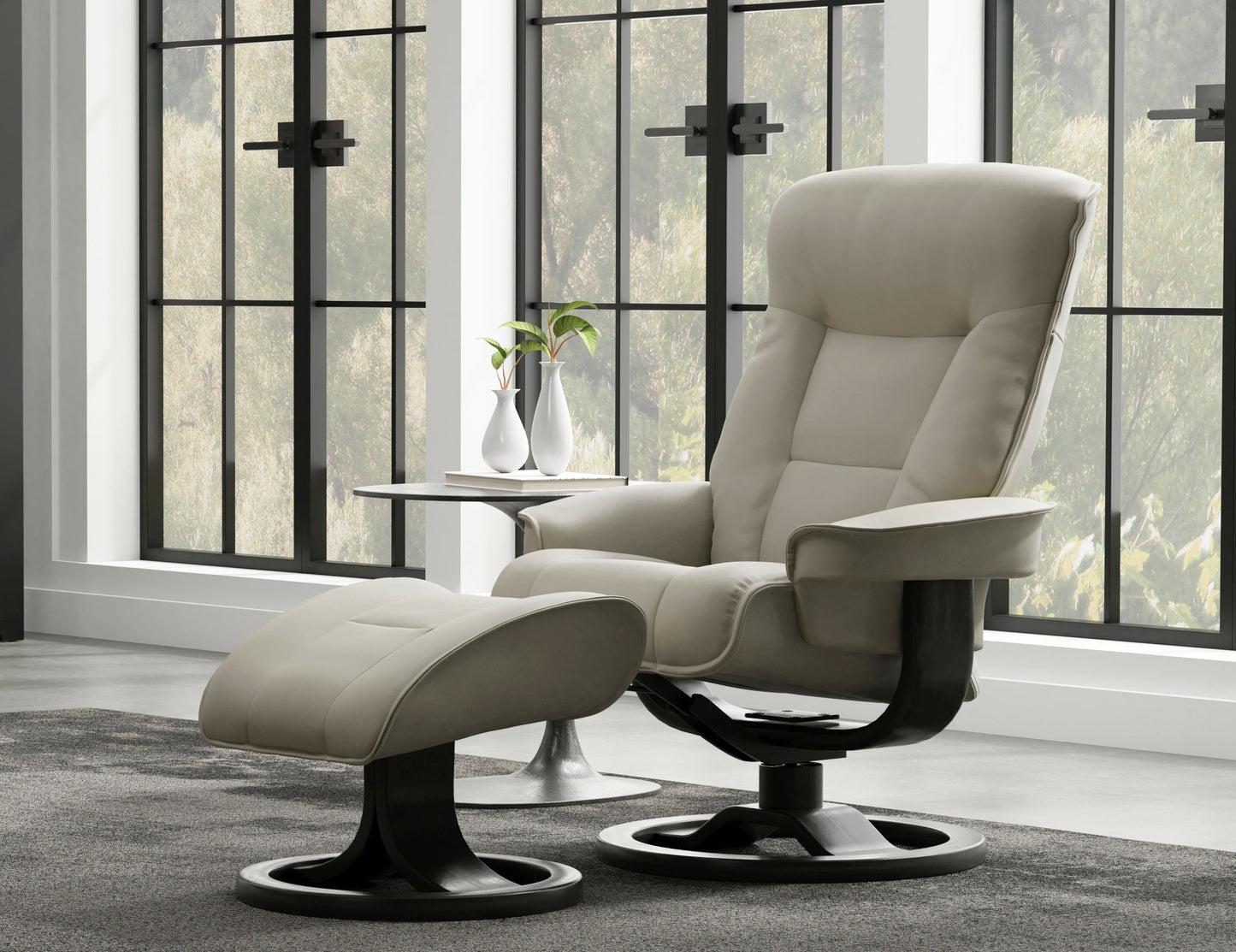 Fjords Bergen Recliner R-Base w/ottoman